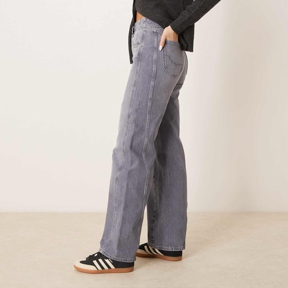 Free People - We The Free - aster straight leg jeans in slate sz 25 - Picture 2 of 12